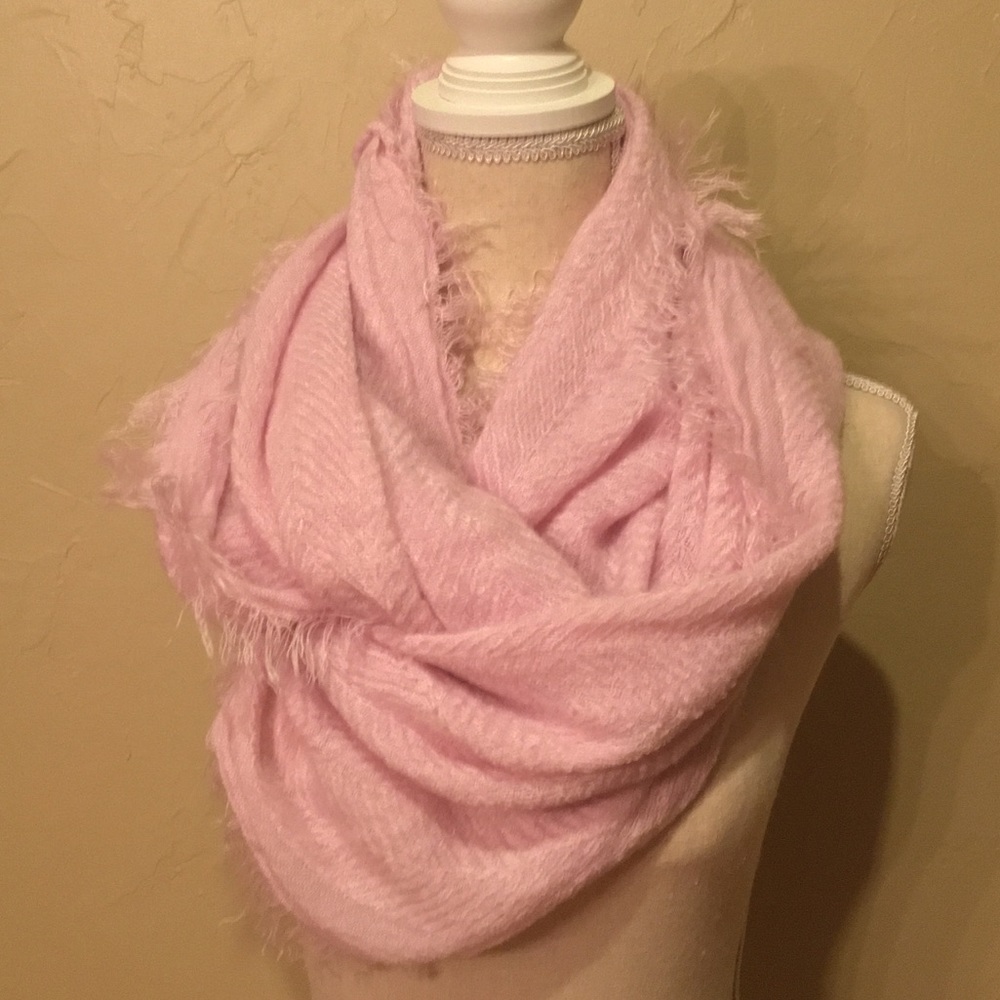 Pink Infinity Scarf
